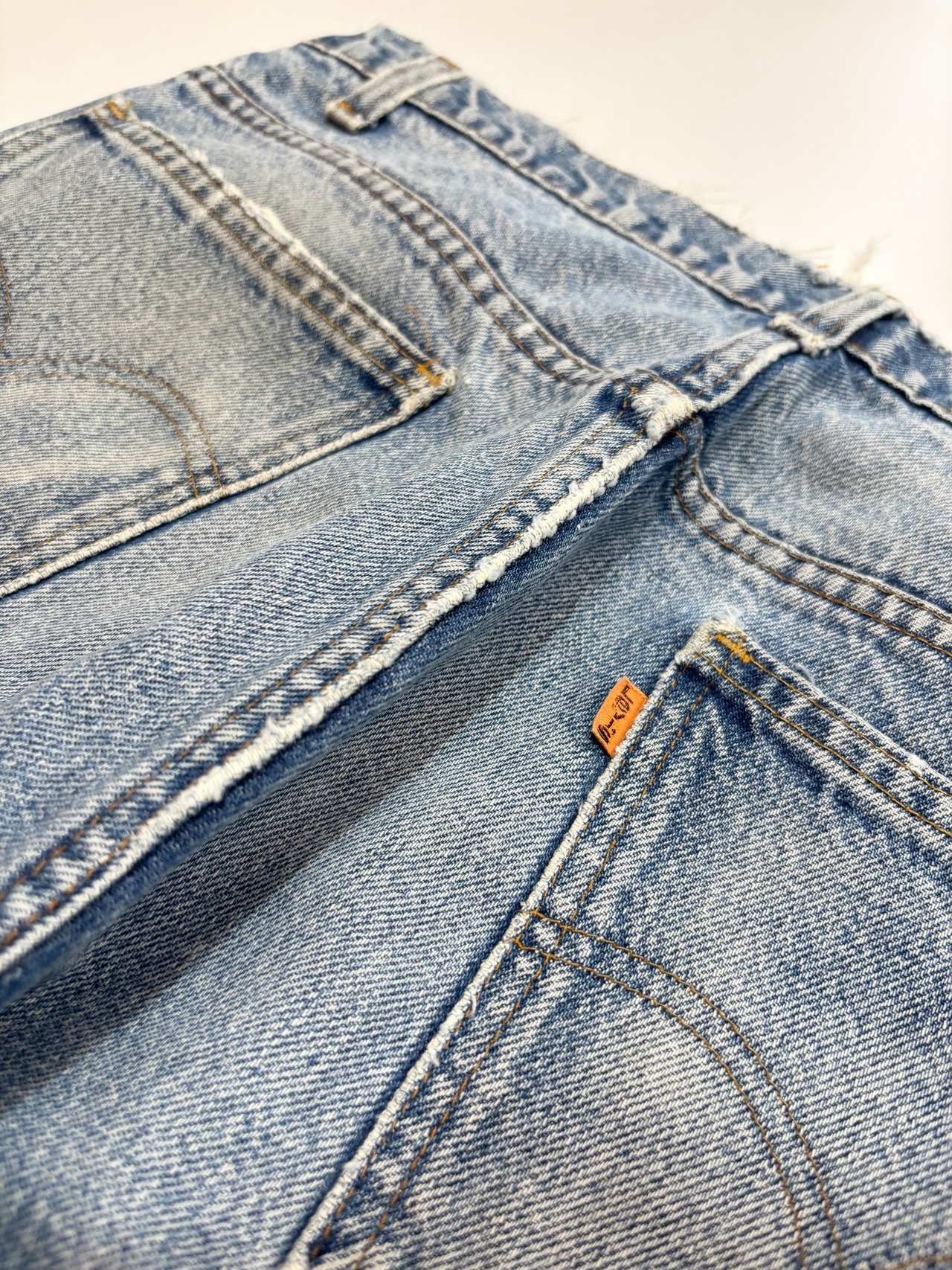 80s Levi’s 517 BOOT CUT DENIM MADE IN USA Size W34L31→W33.5L29.5