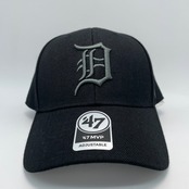 Tigers '47 MVP Black x Charcoal Logo