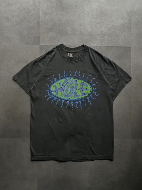 HOLE バンド リプリント Tシャツ USA製 GIANT バックプリント ブラック L