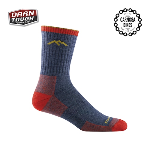 【DARN TOUGH】 Men's Hiker Micro Crew Midweight Hiking Socks [メンズ ハイカーマイクロクルー ミッドウェイト ハイキングソックス] Denim