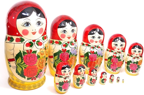 TRADITION ANILIN ロシヤーノチカ 12個組 RED