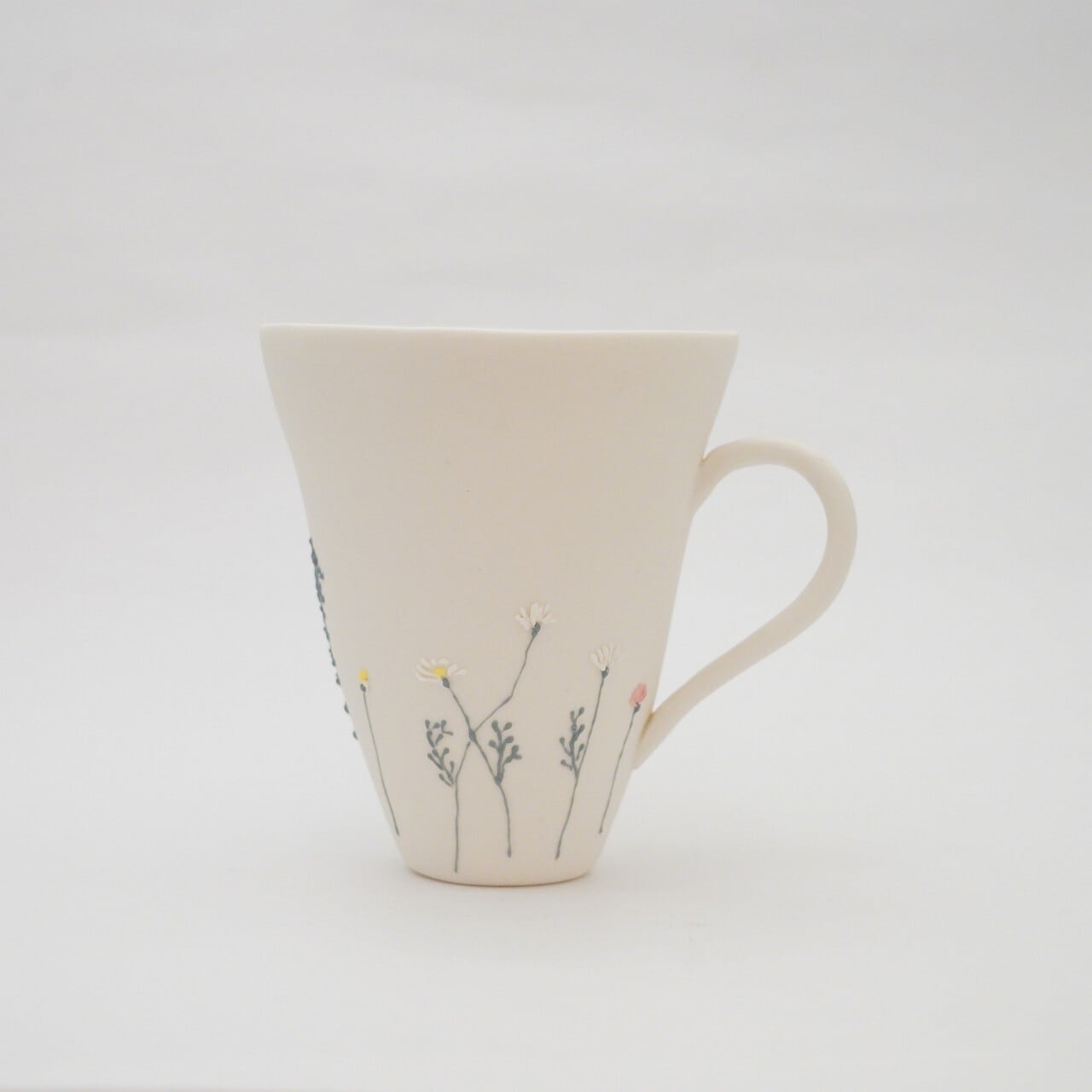 【谷本あゆみ】お花のマグカップ中 2-E