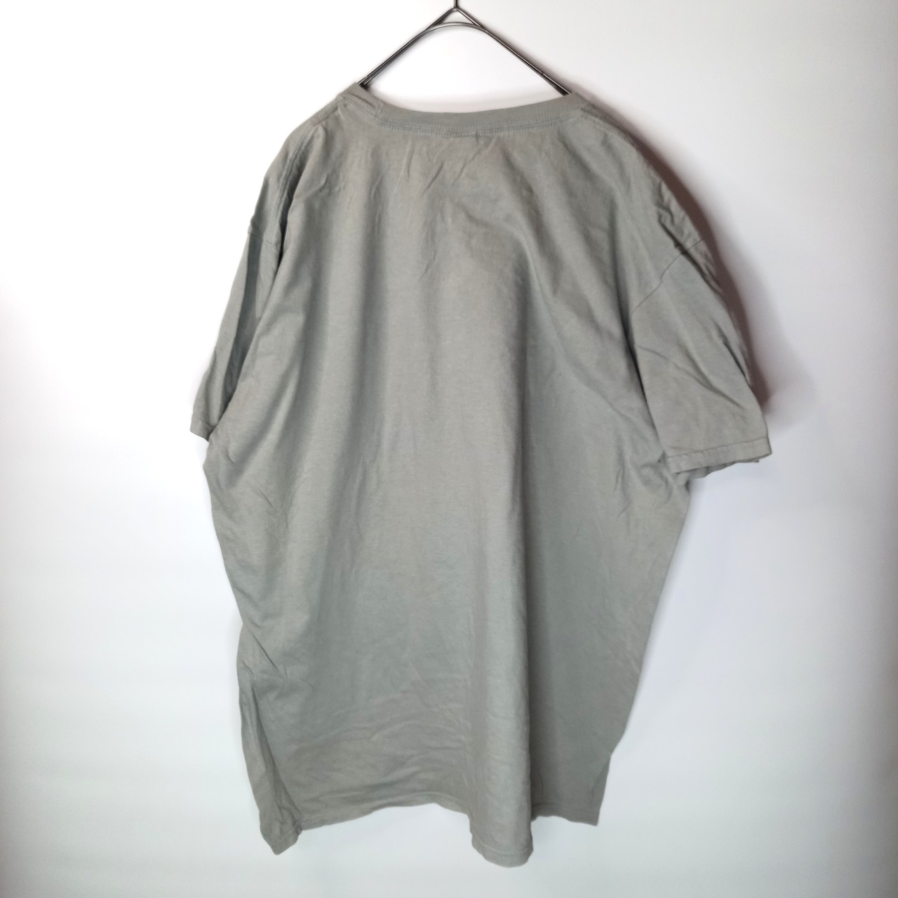 ANVIL　クルーネック　オーバーサイズ　プリントTシャツ　グレー　カーキ　XL