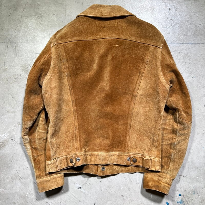 60's 70's Levi's リーバイス 3rd TYPE スエードジャケット Big E 均等V 希少 ブラウン 小さめ 34~36位  ラフスエード USA製 希少 ヴィンテージ BA-1821 RM2240H | agito vintage powered by BASE