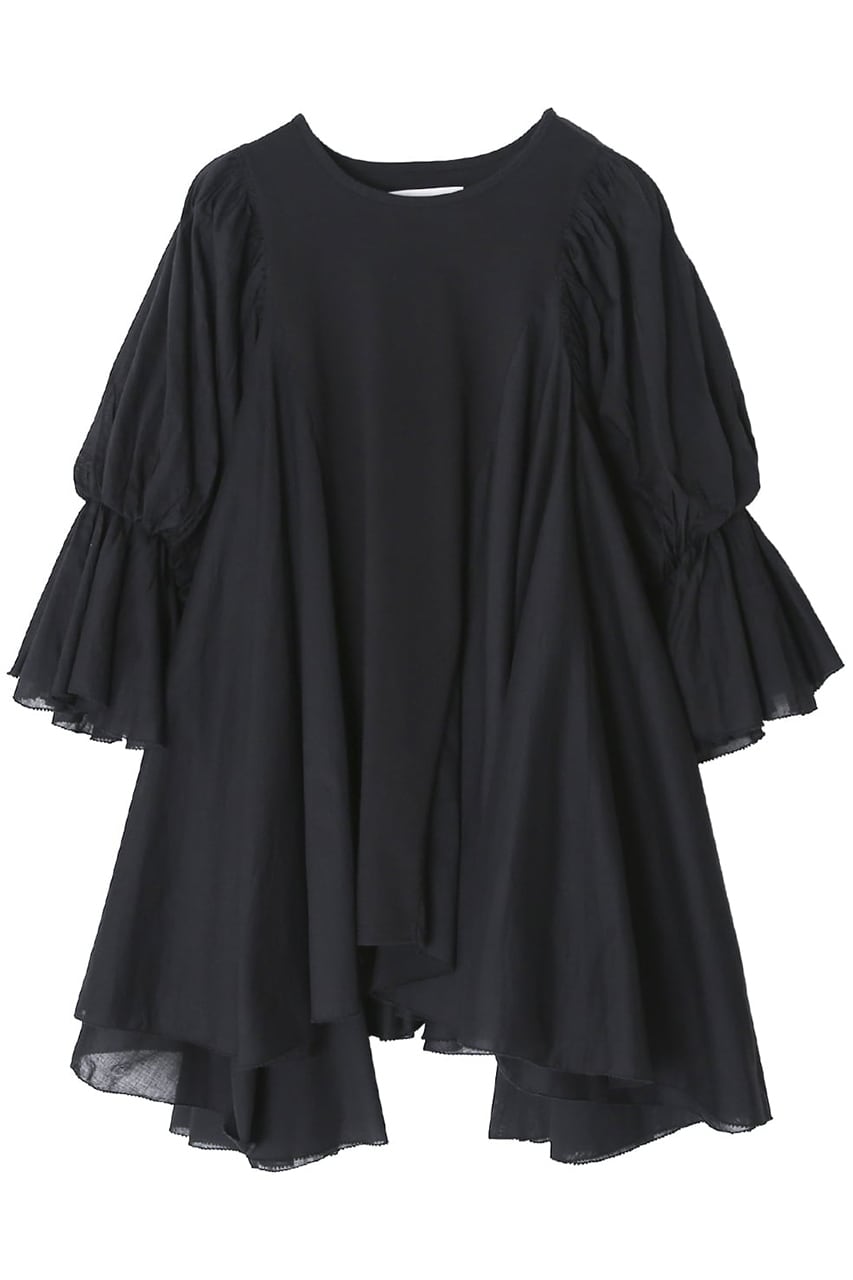 新品定価25300円【AAYUSHI】アユーシ フリルヘムパフスリーブトップス SEN0836〕フリルヘムパフスリーブトップス | AAYUSHI