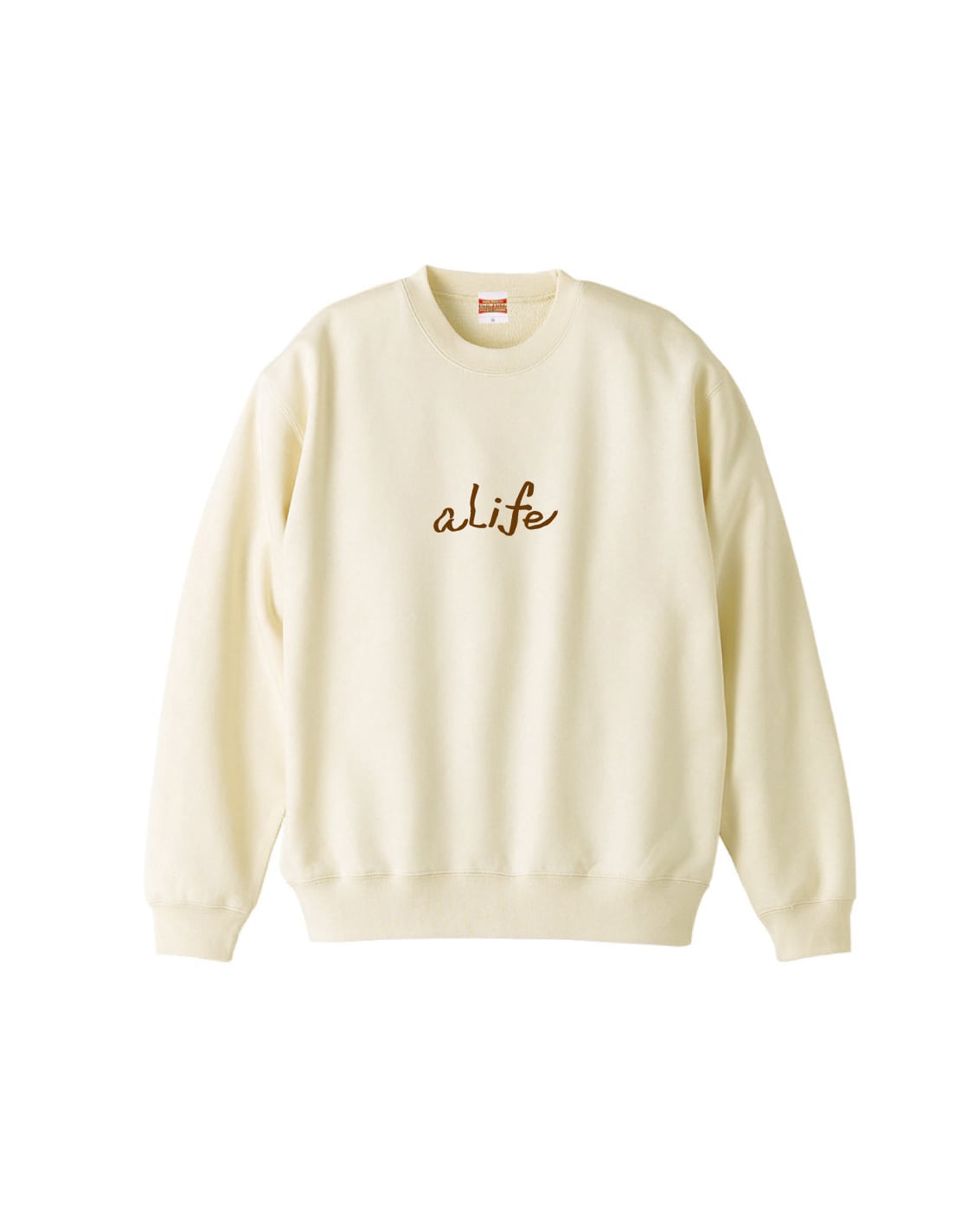 「aLife」CREW NECK SWEAT / BEIGE