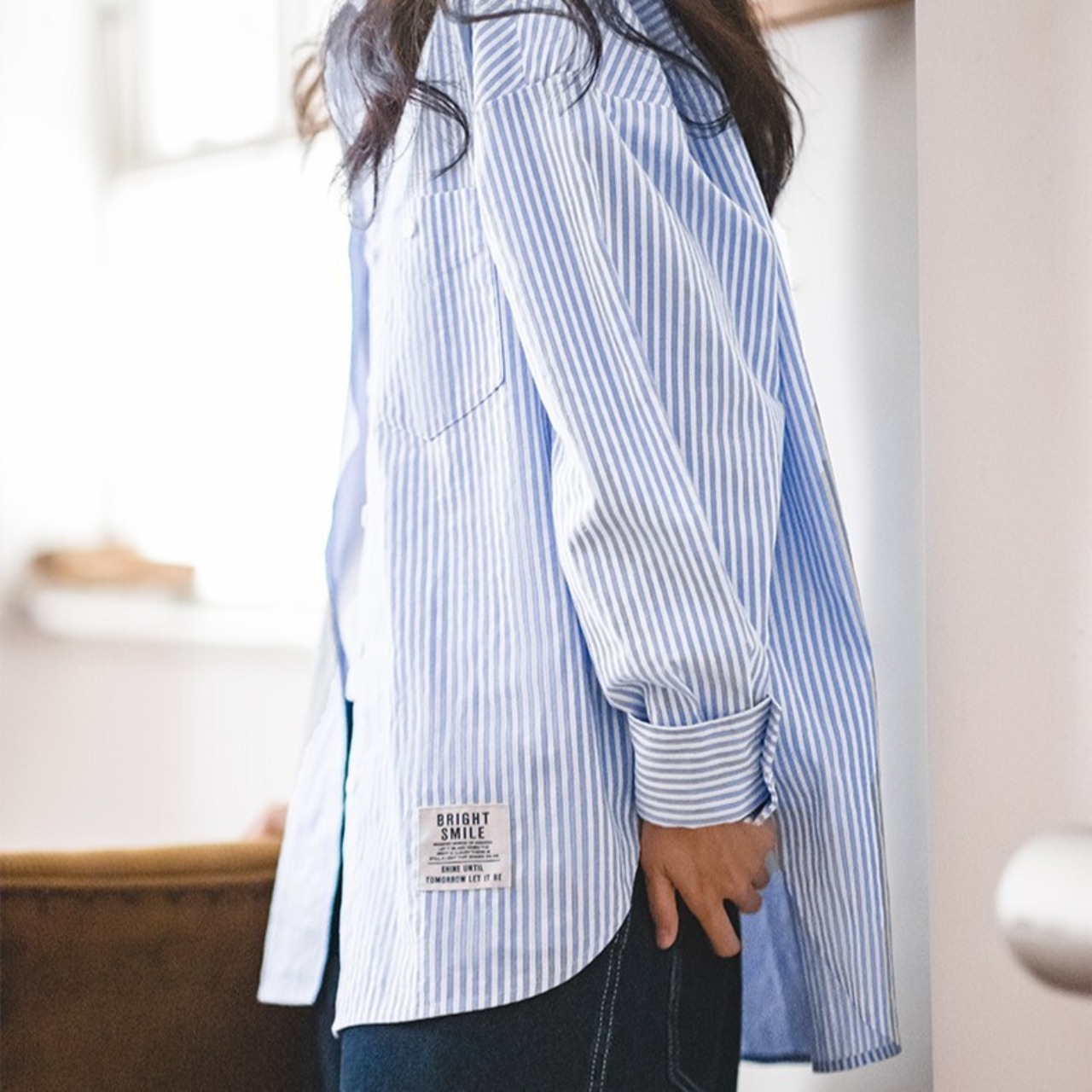 Classic Blue and White Striped Shirt / クラシック ブルー & ホワイト ストライプ シャツ