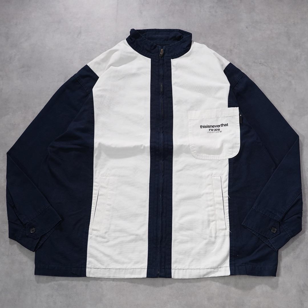 ディスイズネバーザット ネバザ ブルゾン ジャケット 古着 M 紺 17634