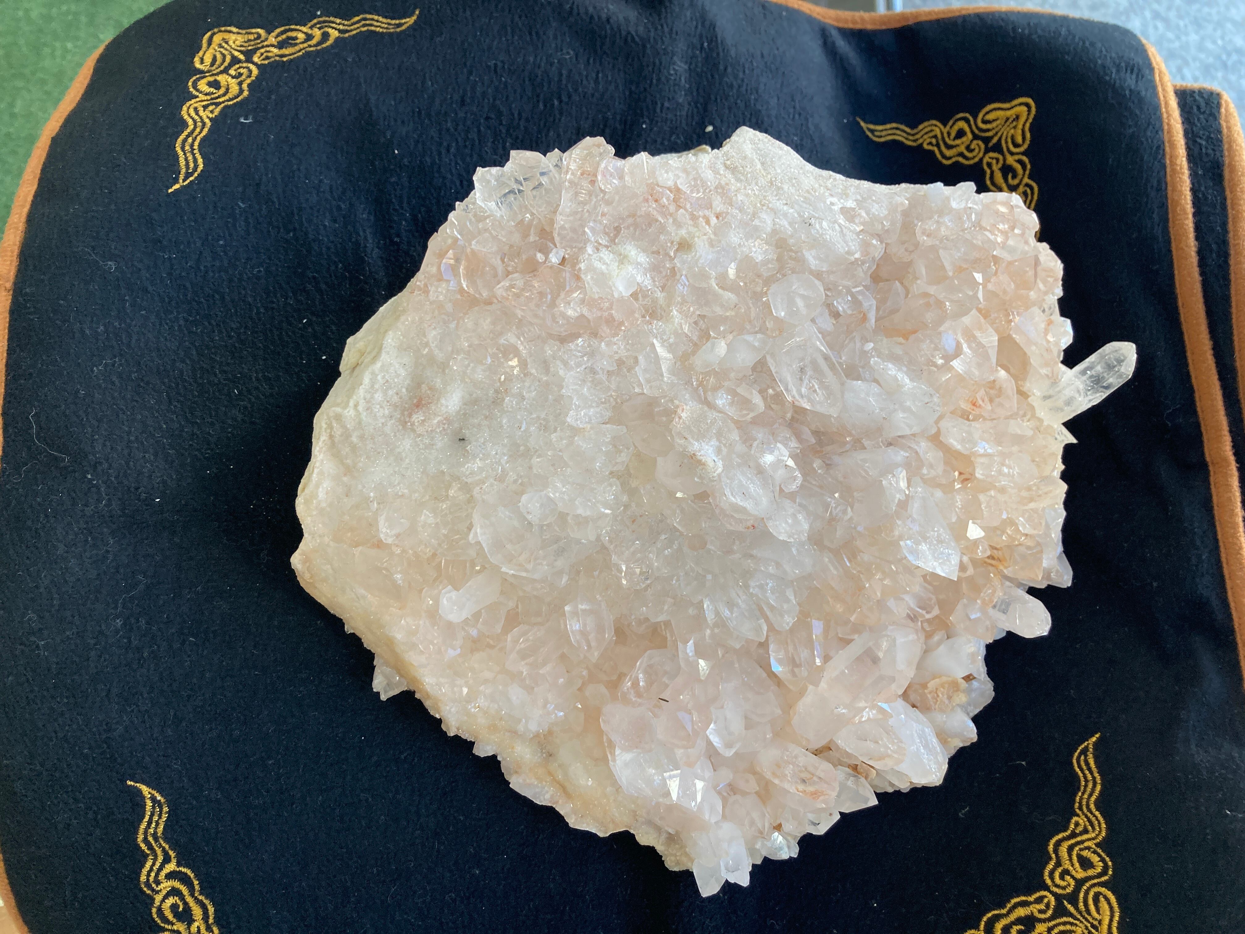 E32526】ヒマラヤ水晶 ヒマラヤ産 マニカラン産 水晶クラスター