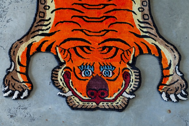 Tibetan Tiger Rug 《Sサイズ•シルク007》チベタンタイガーラグ