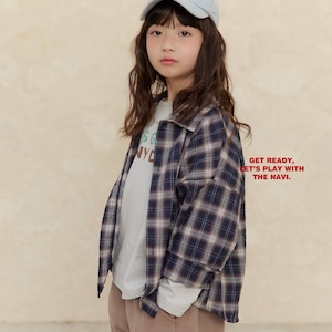 «予約»«ジュニアサイズあり»«navi» クロエシャツ 2colors
