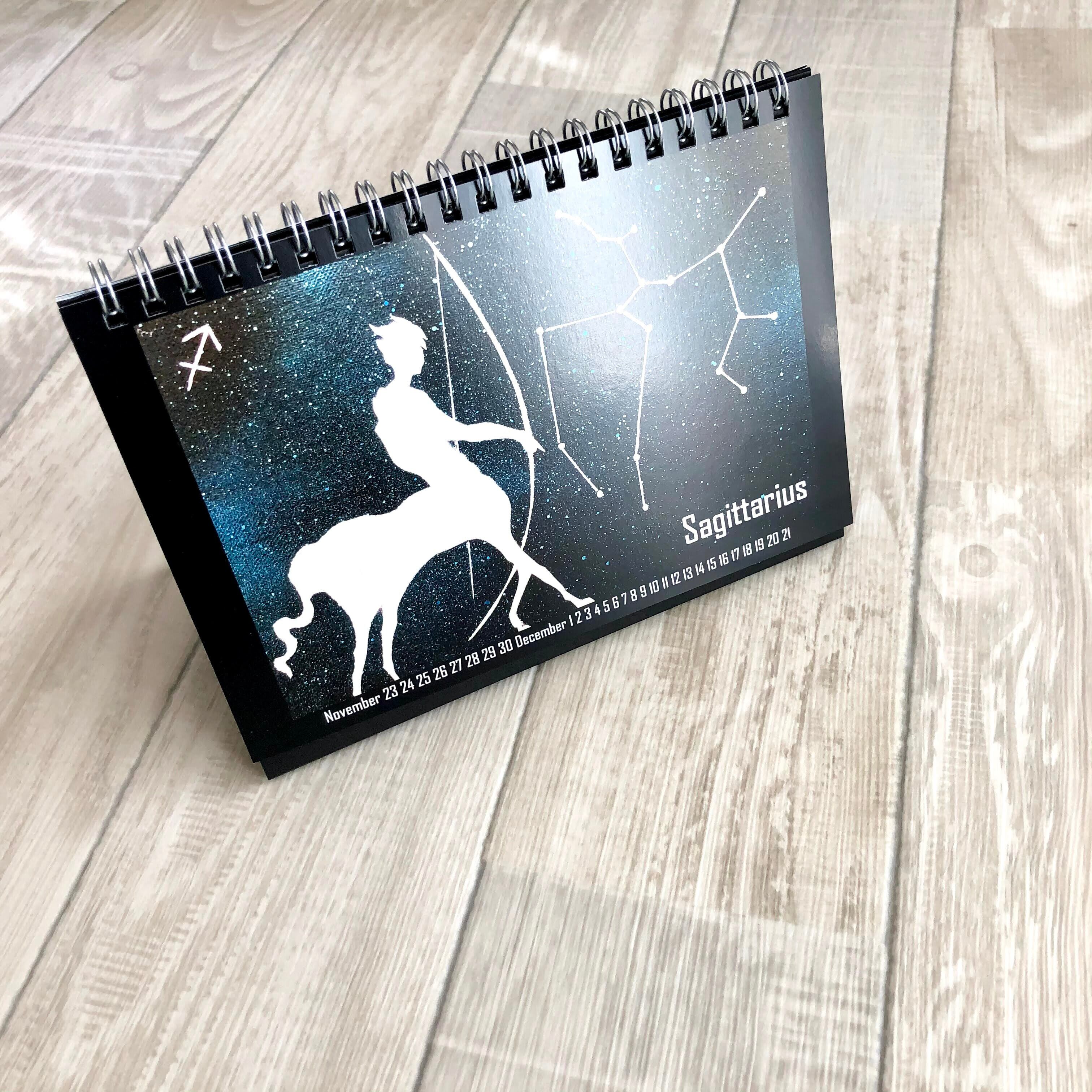 黄道十二宮 12星座の「星座めくり」卓上カレンダー | AKI SPRAY PAINT