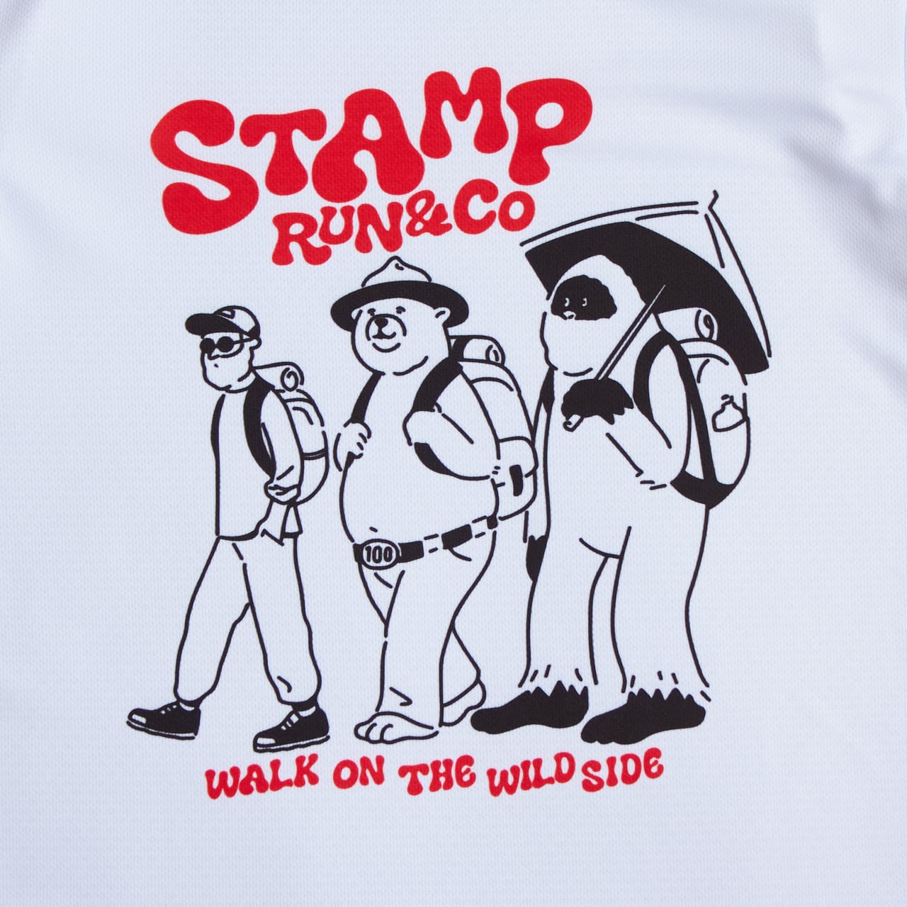 STAMP RUN&CO（スタンプランアンドコー）STAMP GRAPHIC RUN TEE (WALK
