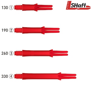 L-SHaft Lock Straight [Red]