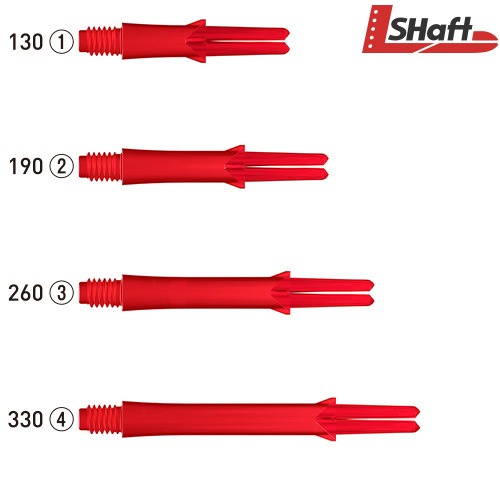 L-SHaft Lock Straight [Red]