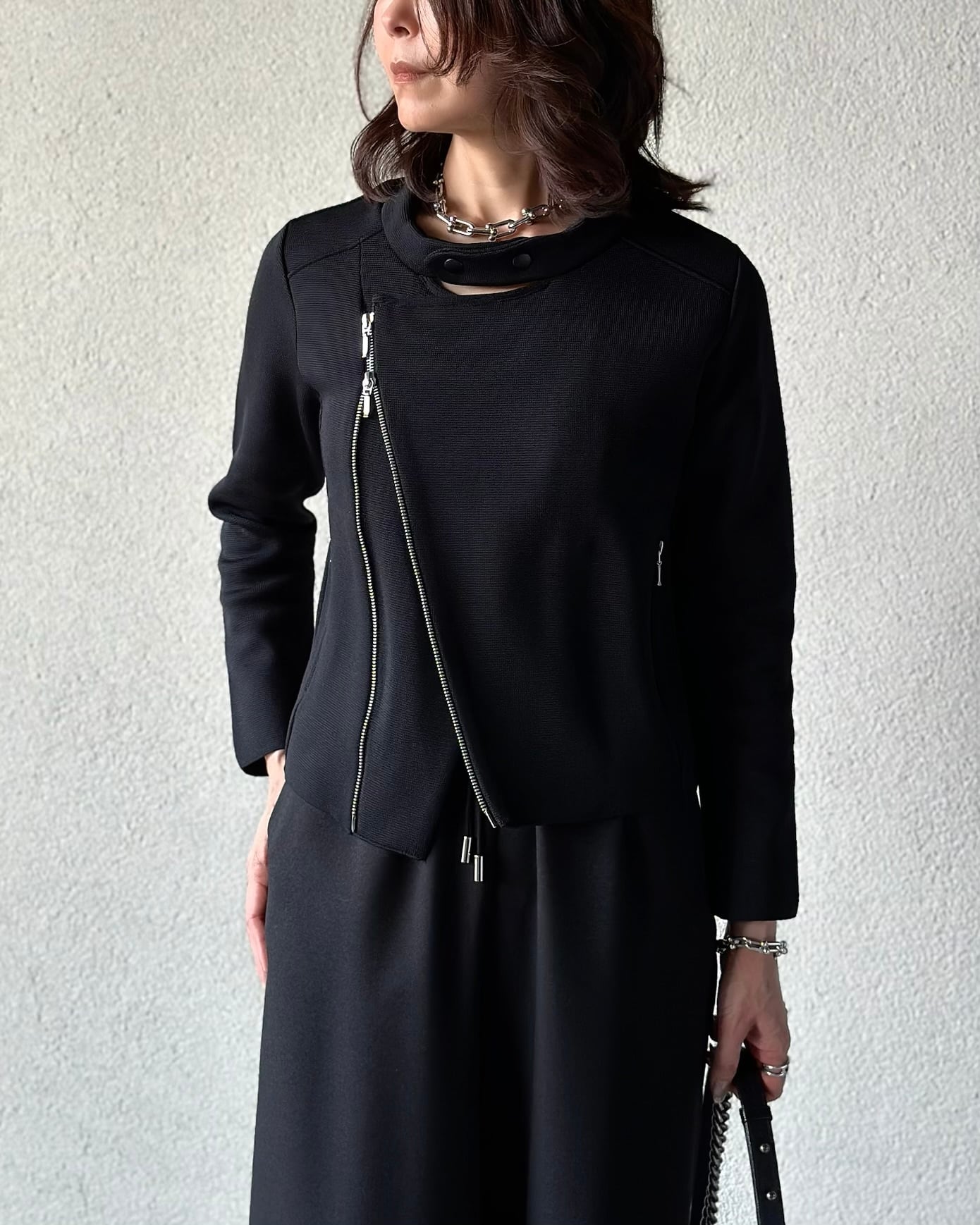 LUGER by akko3839 (ルガー) [FIT-TECH] ダブルライダースジャケット