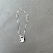 Bump motif necklace/silver