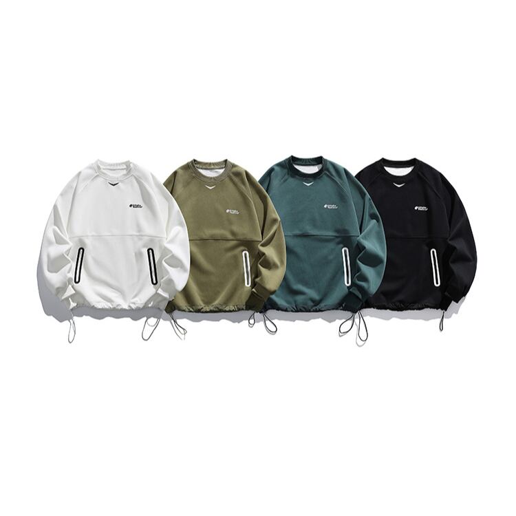 Zip Pocket Pullover Sweat ‐4col‐ A0637