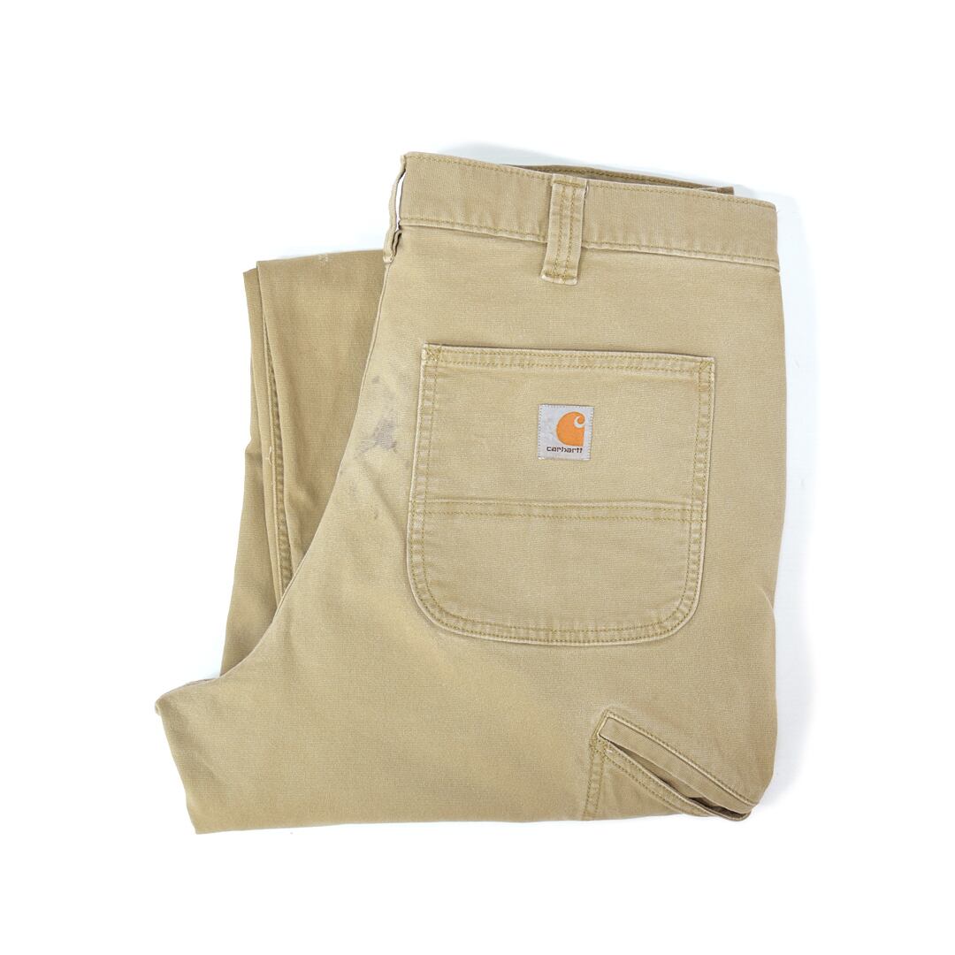 カーハート チノパンツ ワークパンツ サイドポケット コットン W36 CARHARTT アメカジ 古着 @EZ0646