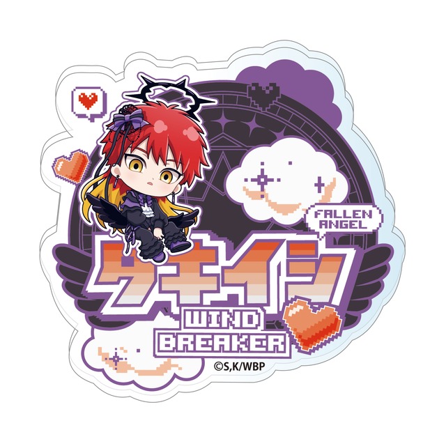 TVアニメ『WIND BREAKER』お名前バッジ《堕天使 ver.》[焚石矢]