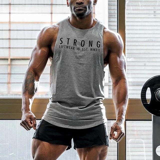 海外発送 Strong Lift Wear タンクトップ 筋トレ スポーツ ウェア メンズ Gym Vq ボディビル トレーニング Cor Mmmc
