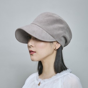 【2026AW】ソフトスエード キャップ｜ベージュ／ブラック／グレイ　　Soft Suede Cap