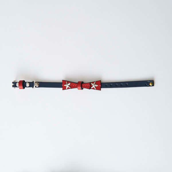 ロック☆リボンカラーA 12mm幅（首周り24～28cm）