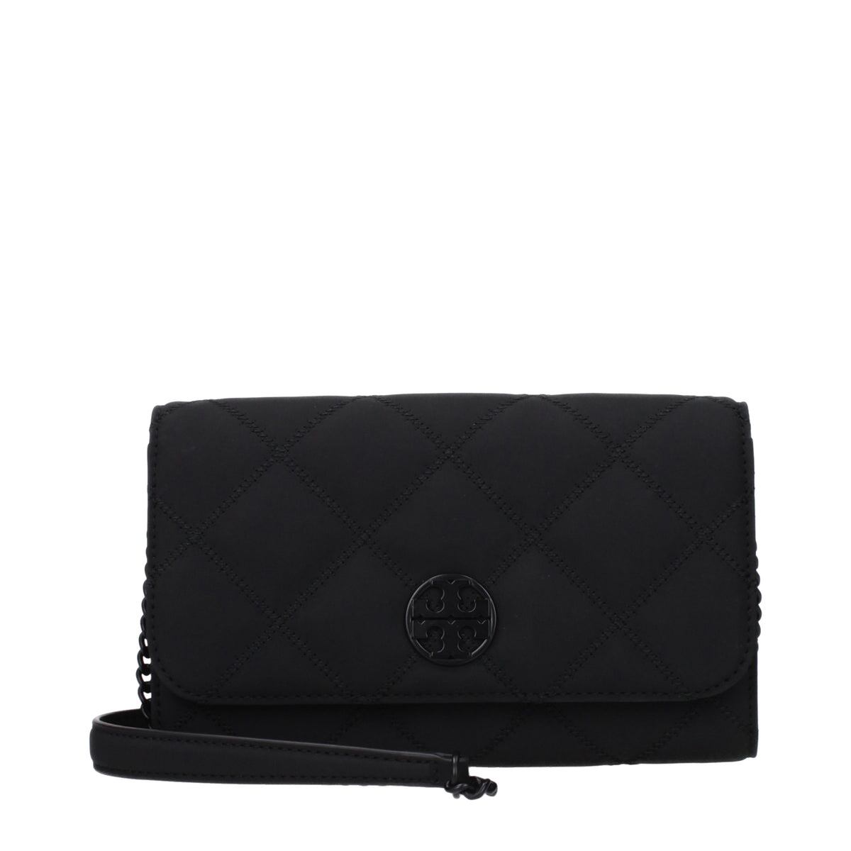 TORY BURCH トリーバーチ レディース クラッチバッグ ラバーライズドレザー ブラック