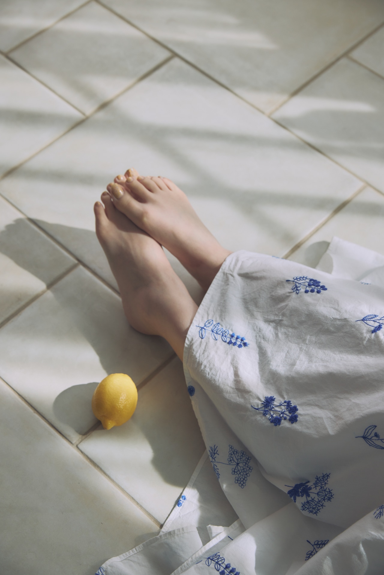 DU250522 Flower Embroidery One Piece 【Tsizeあり】