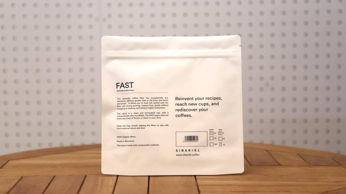 SIBARIST FAST Specialty Coffee Filter - 25枚入　Sサイズ