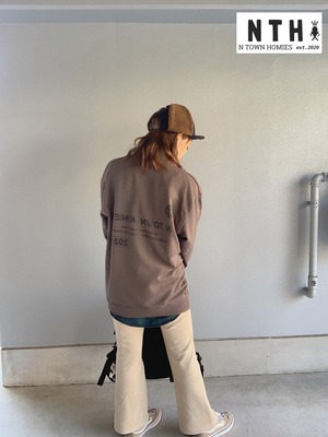 2020 A/W “SWEATSHIRT" colour Chacoal×Black