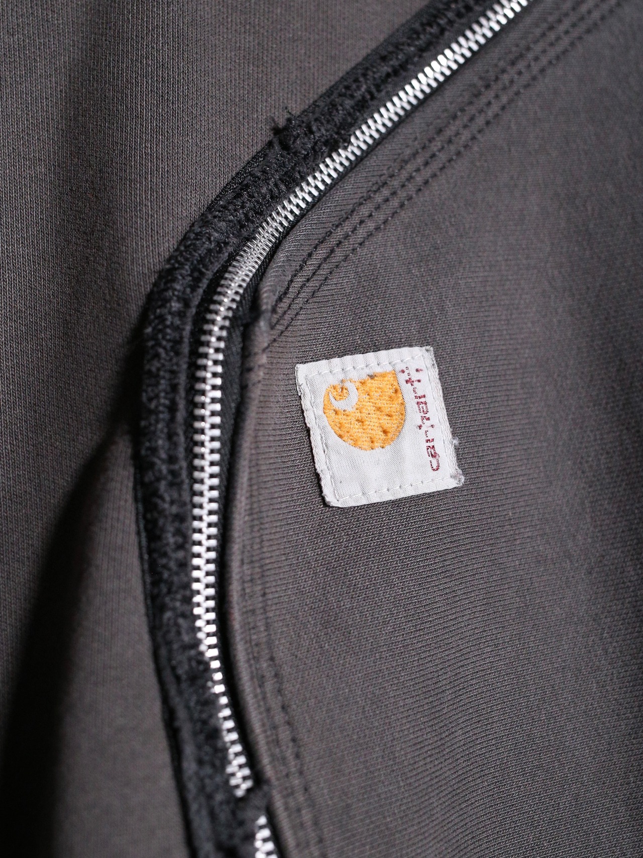 REMAKE / ”Carhartt” side-zip pocket hoodie - 11