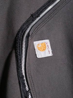 REMAKE / ”Carhartt” side-zip pocket hoodie
