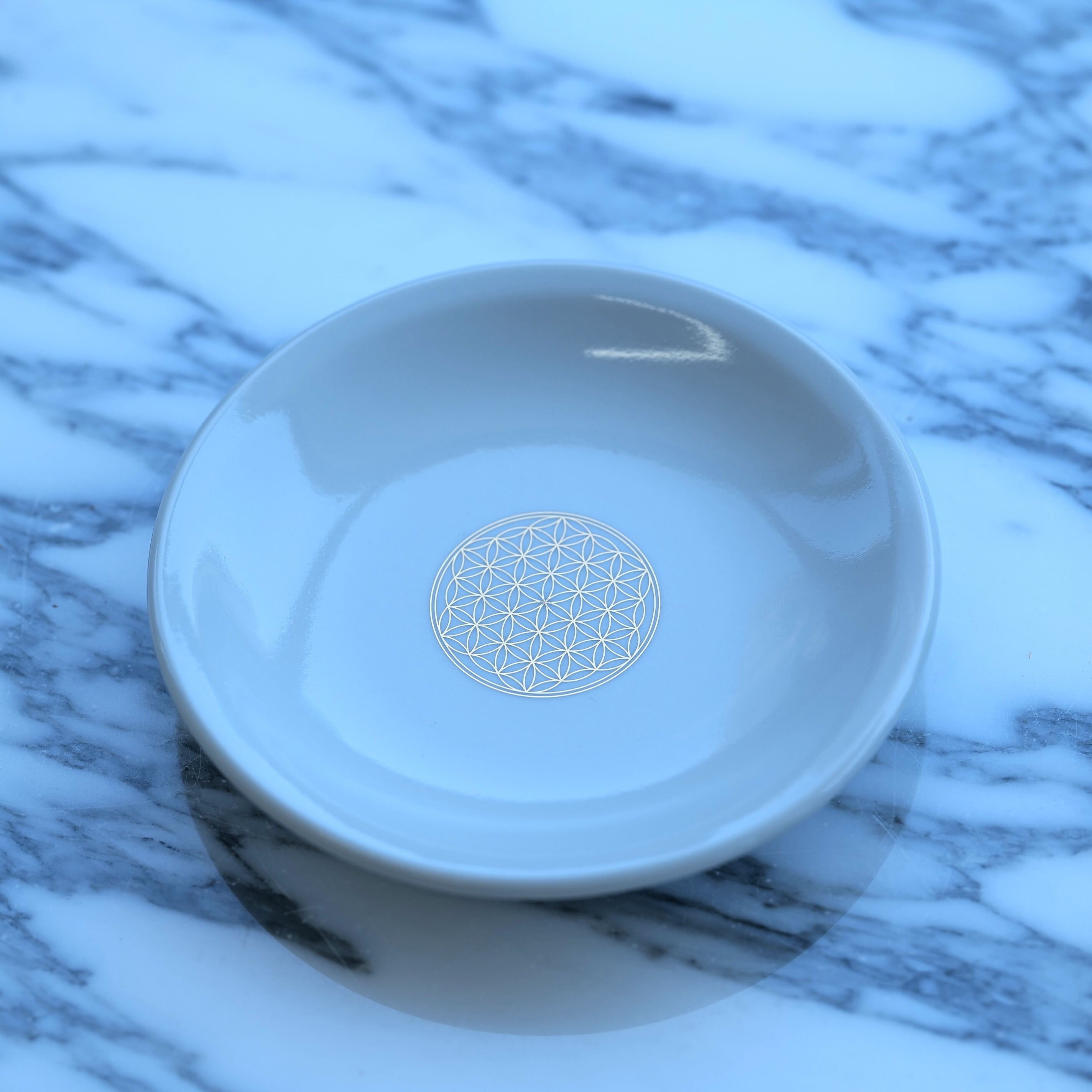 アセンション(レムリアンK10フラワーオブライフ)ディッシュ(1枚)