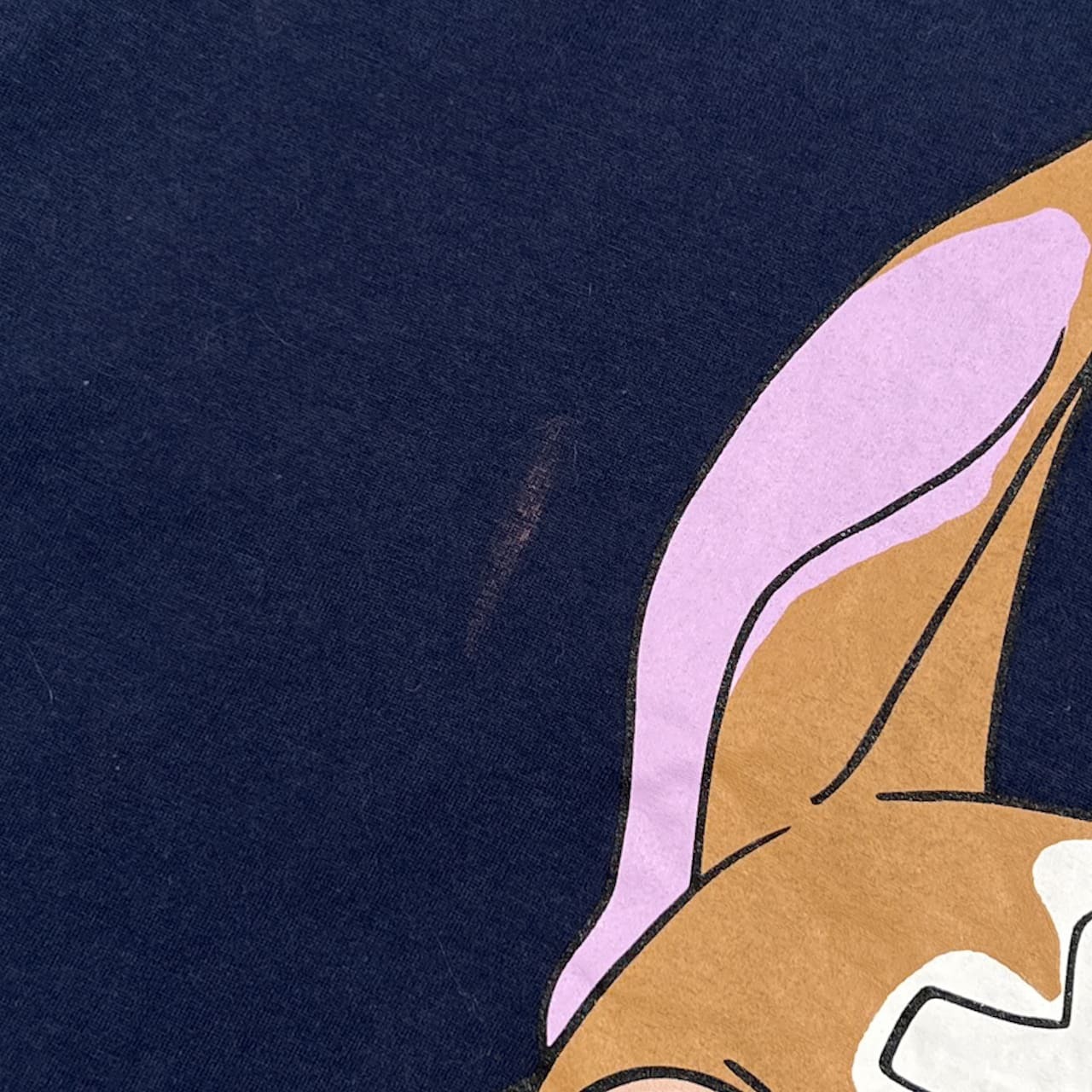 Vivienne Westwood MAN ヴィヴィアンウエストウッド チワワ ビッグ プリント 半袖 Tシャツ サイズ 50 /ネイビー系 メンズ 日本製