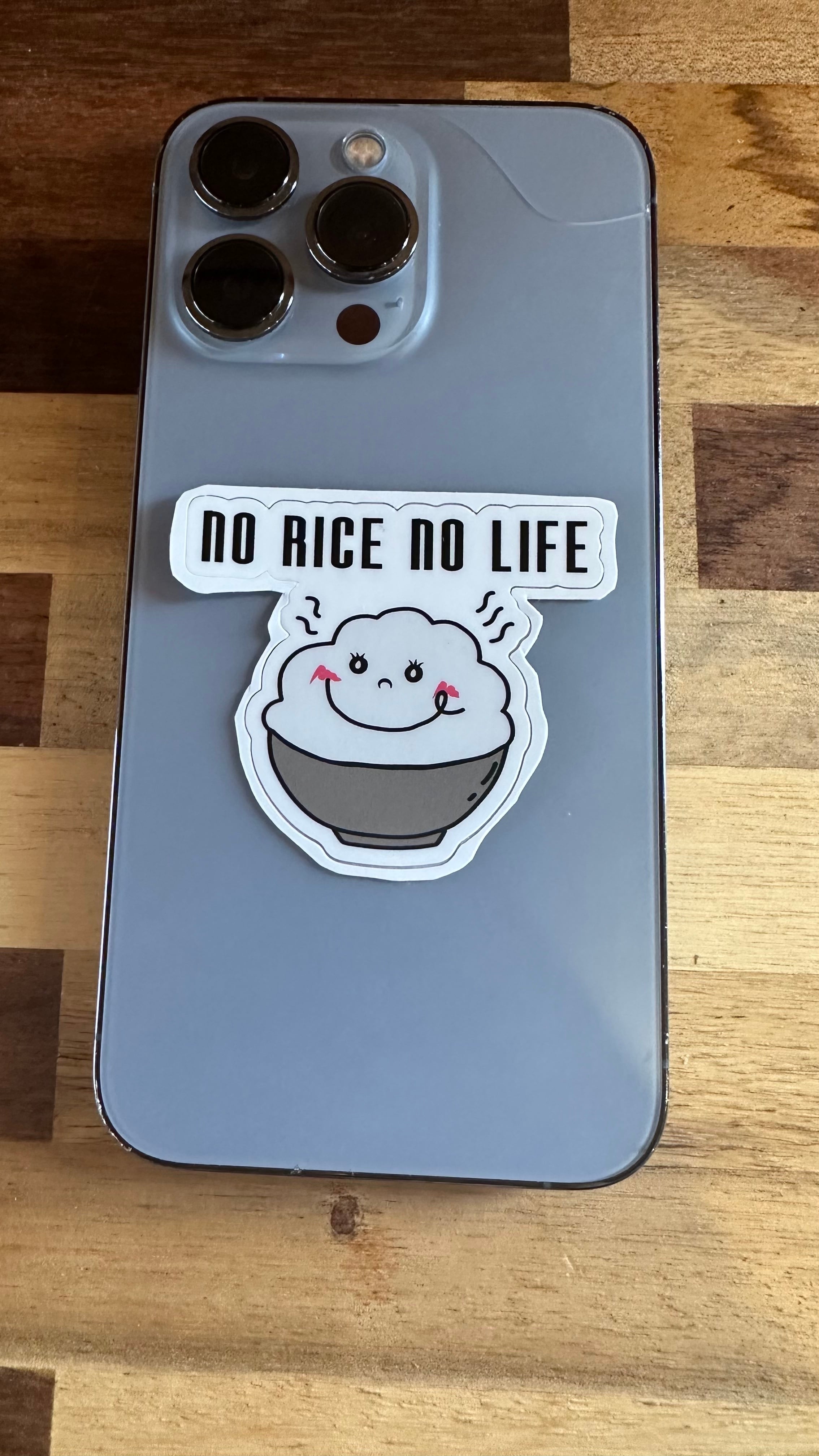 ライスくんステッカー［ホワイト］ | komusubi-shop