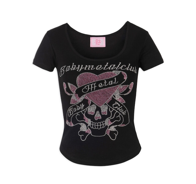 [Baby metal club] Bmc twinkle skull t (black) 正規品 韓国ブランド 韓国代行 韓国通販 韓国ファッション Baby metal club