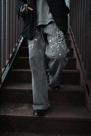 ensou.  Splash Painter Jeans