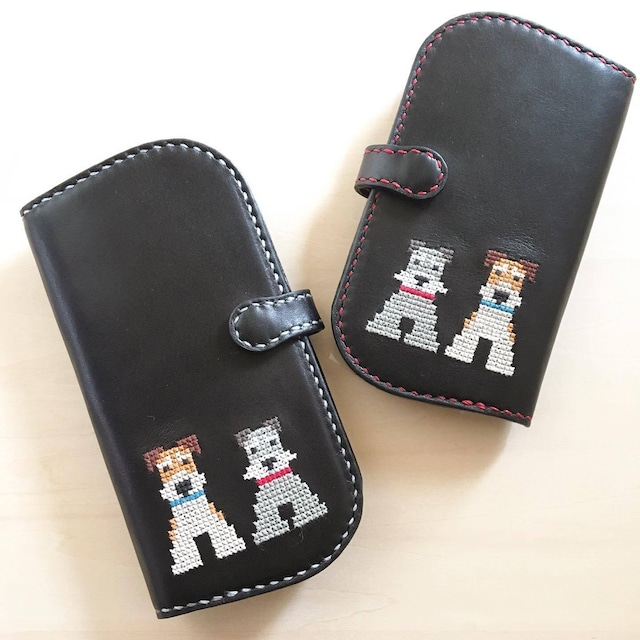 藍染め（絞り染め）mobile case