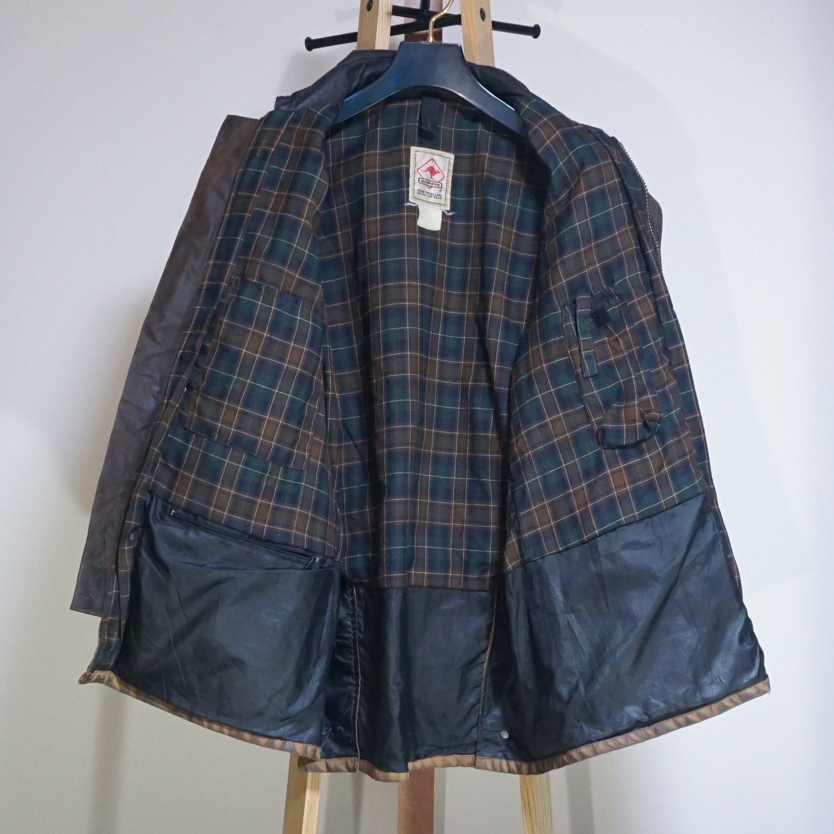 オーストラリア オイルドコットンジャケット 90's Australia [C946