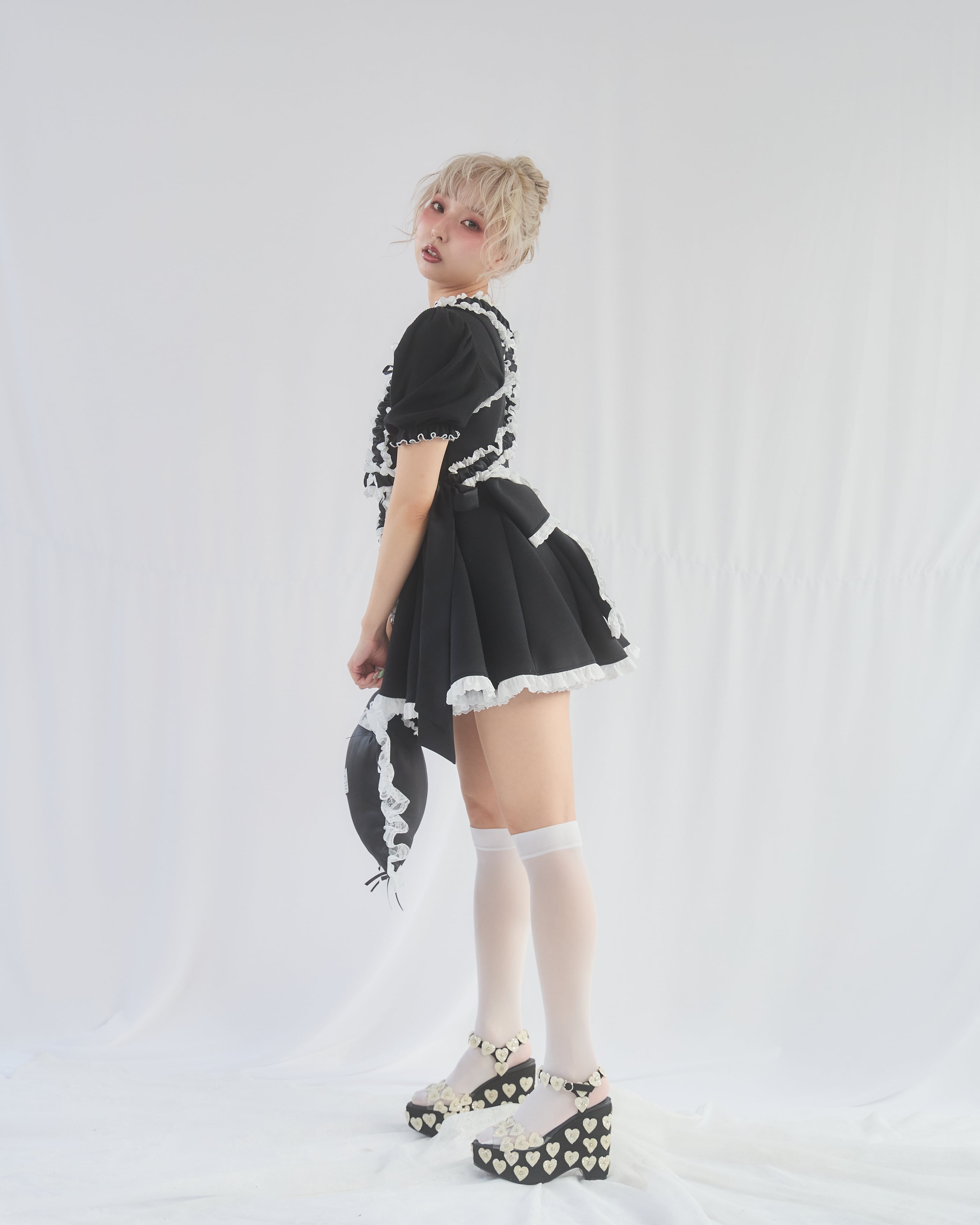 Starry⭐︎バックリボンダイバーワンピース | lilLilly official webstore