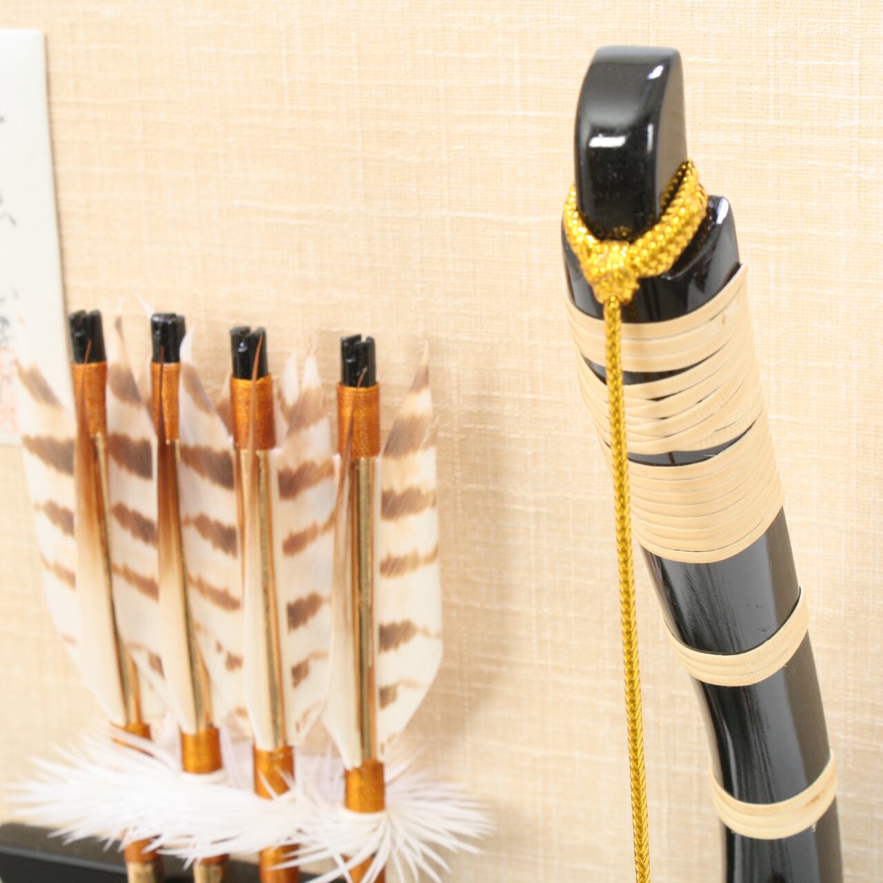 破魔弓飾り《商品コード》10215-0021 15号 雅松（緑）インテリア破魔弓