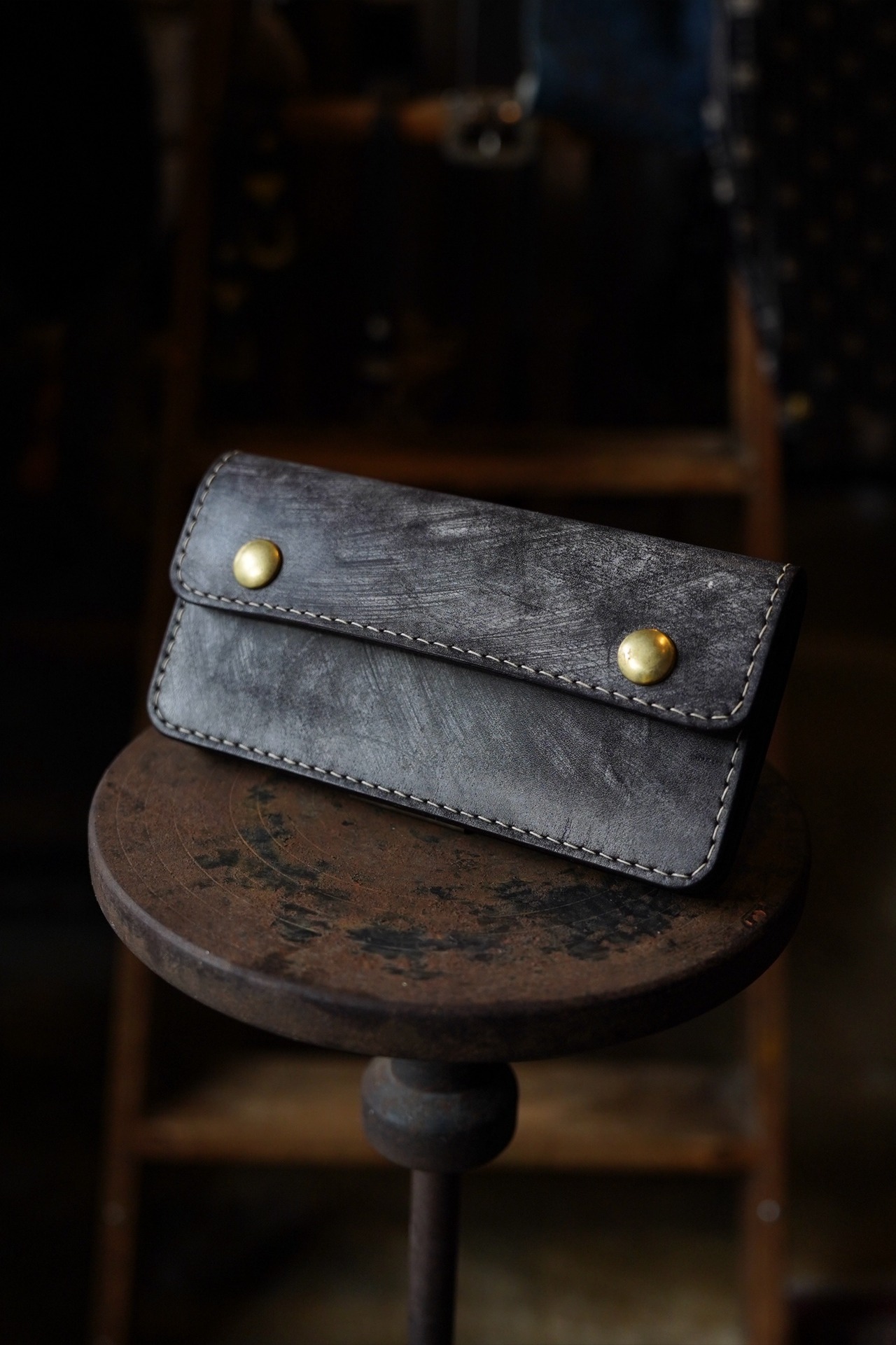 【即納】J&FJ BakerFull Grain Bridle TW-000 3層