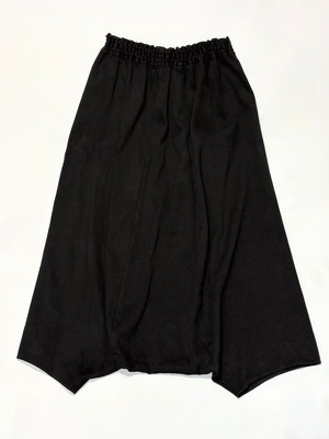 FACTORY・綿麻デニム　サルエルパンツ・ブラック