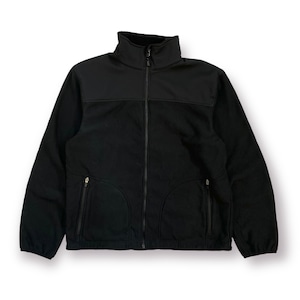 USED L.L.Bean boa lined fleece jacket - black