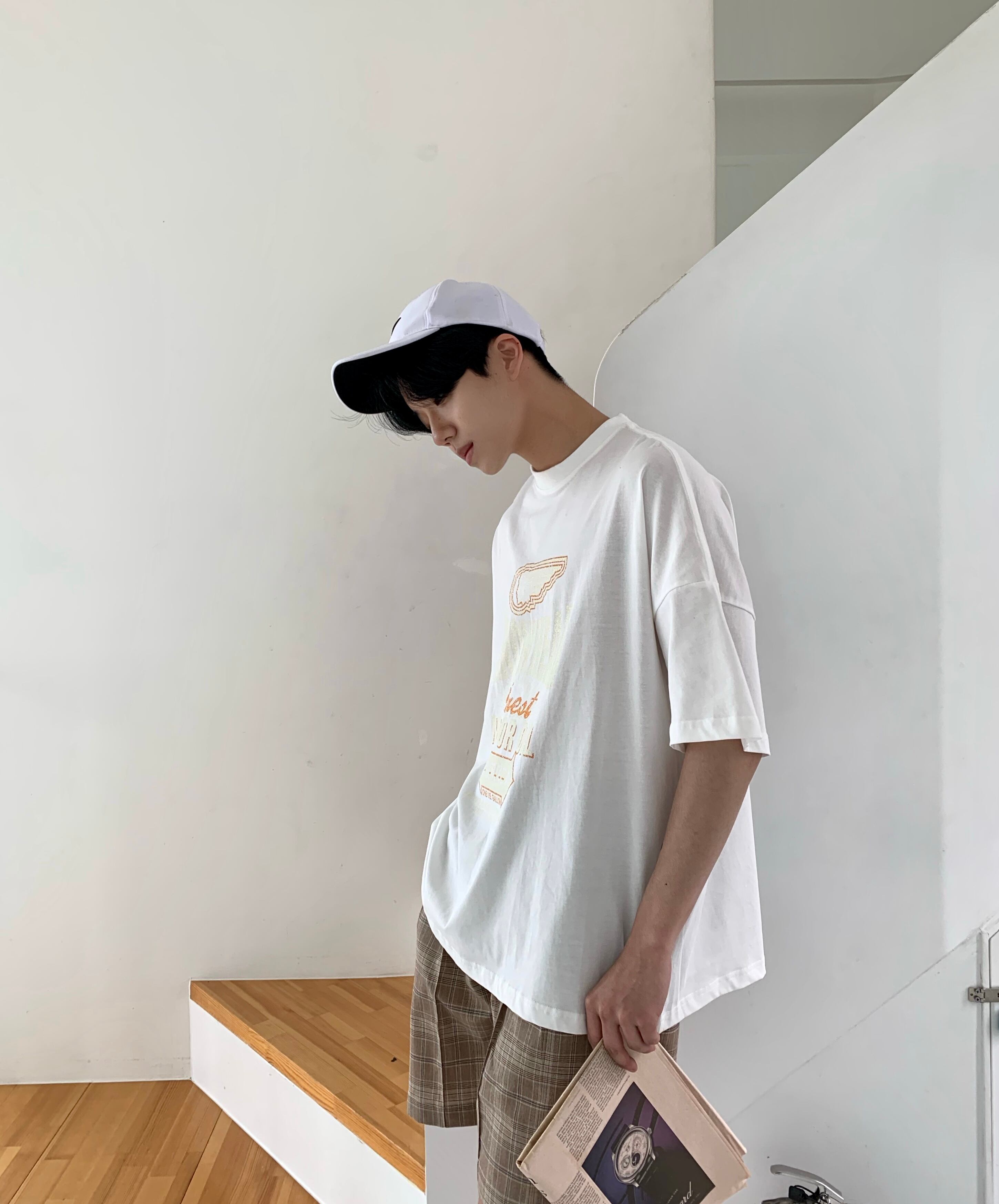 全2色 Tシャツ カットソー プリント カジュアル おしゃれ