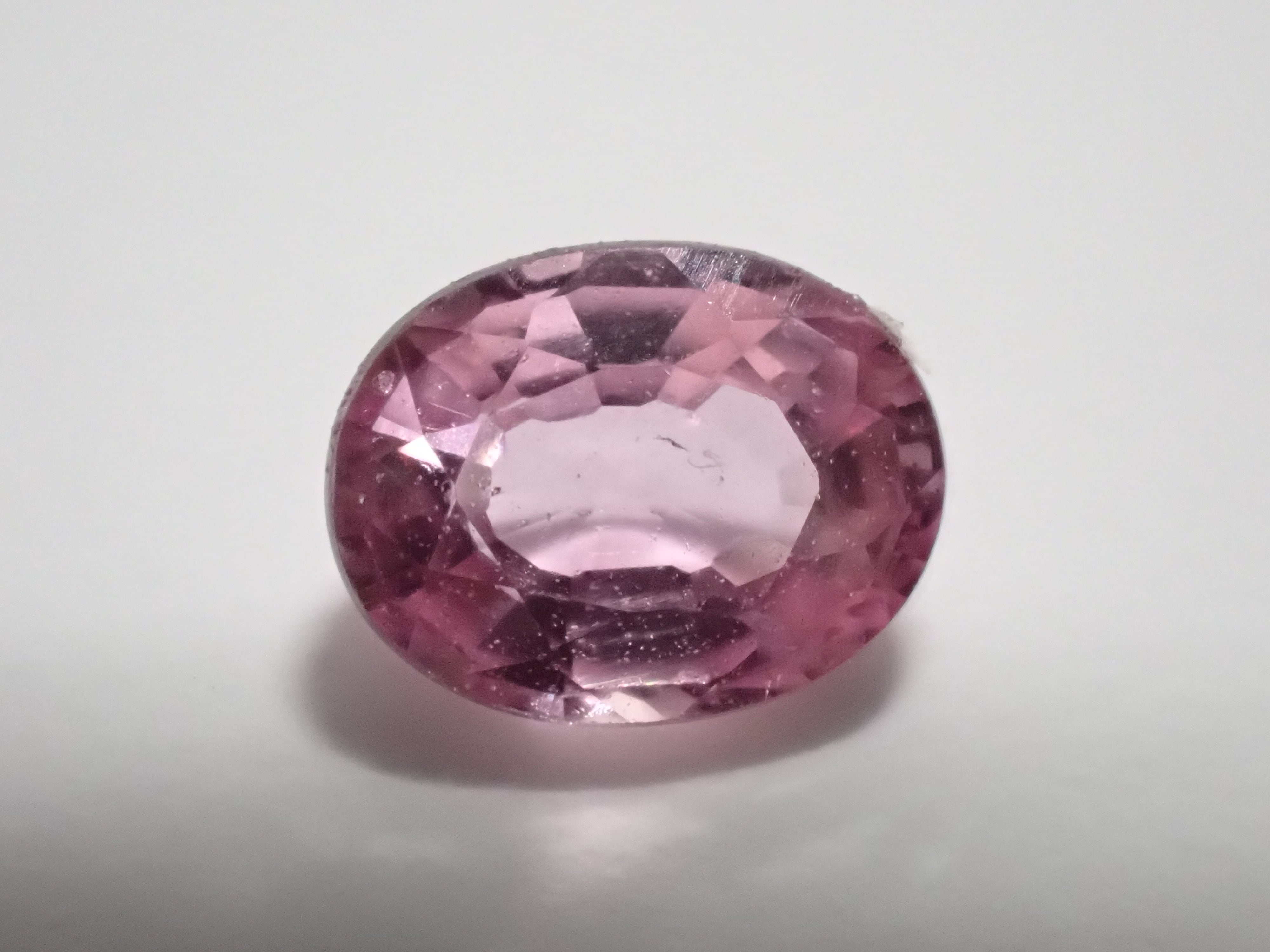 宝石質】ウォーターメロントルマリン リチア電気石 原石 標本No.146