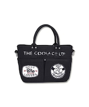 【直営限定ITEM】-TYPE A- パッチ×ペイントコンパクト3wayバッグ (BLACK) CQ-49501H