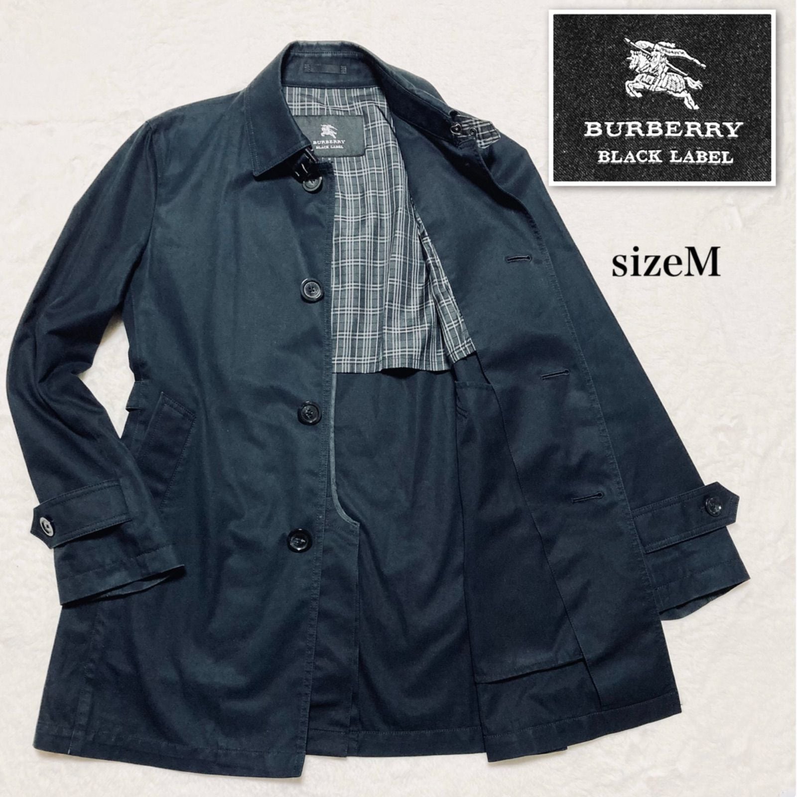 BURBERRY BLACK LABEL バーバリーブラックレーベル ステンカラーコート