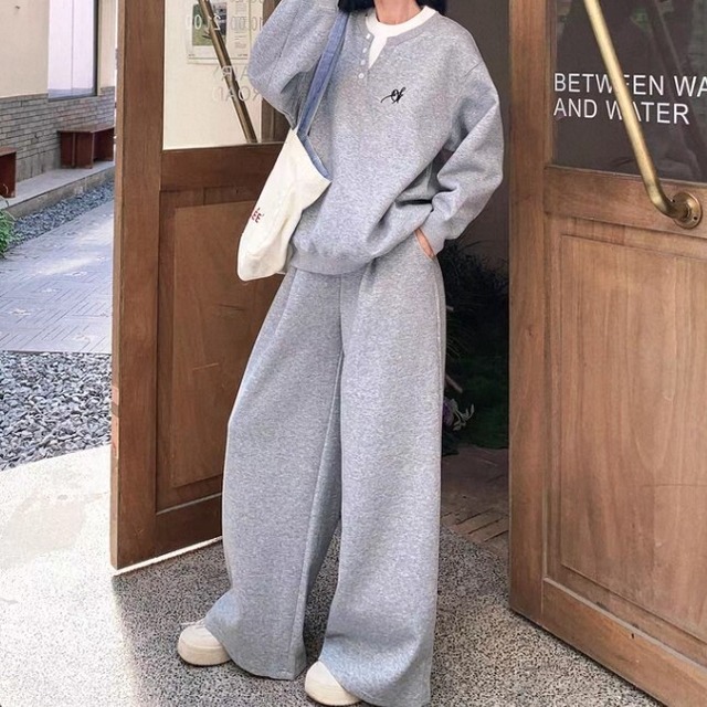 オーバーサイズ スウェット セットアップ  L1103